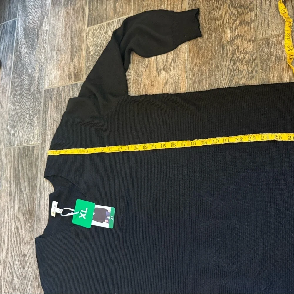 Ella Moss Black V-Neck Sweater